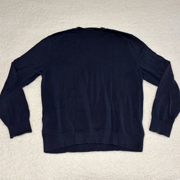 Calvin Klein Men Blue Knit Crewneck Sweater - Picture 8 of 11